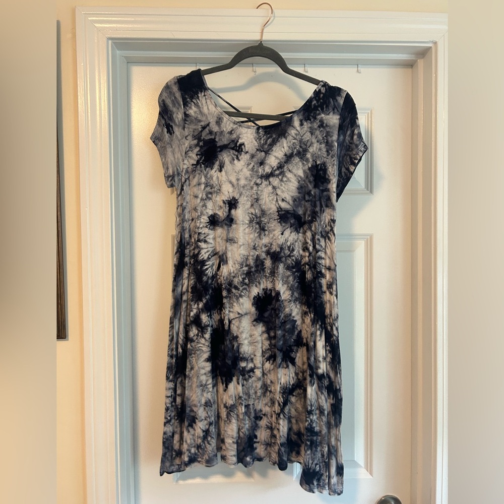 Tie dye tshirt dress